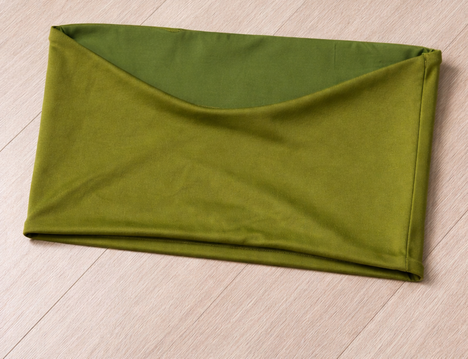 Strapless Top - Green rib
