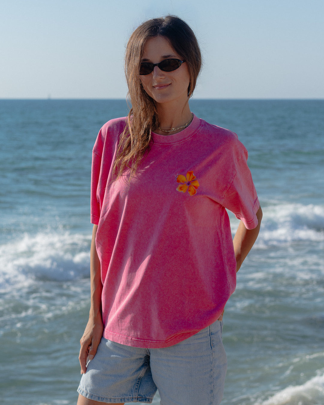 Pink Hibiscus Tshirt