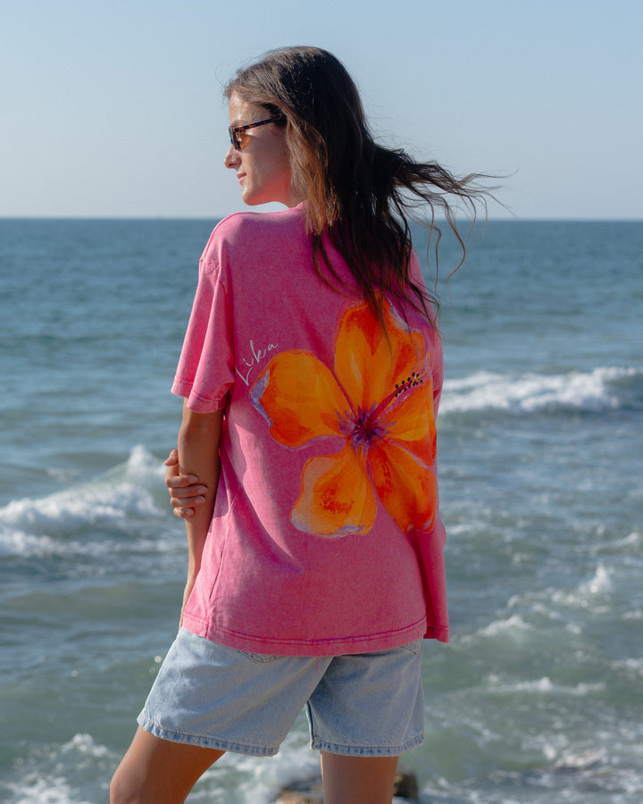 Pink Hibiscus Tshirt